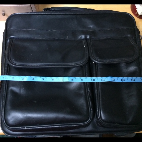 Leather Laptop Briefcase - Picture 3 of 7